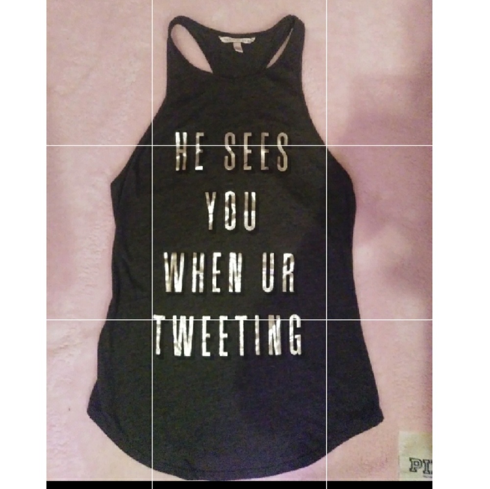 victoria secret "he sees you.." Tank XS - Picture 3 of 3